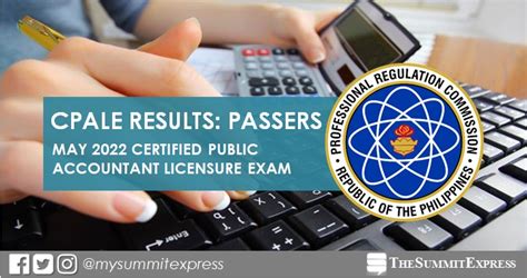FULL RESULTS: May 2022 CPA board exam list of .